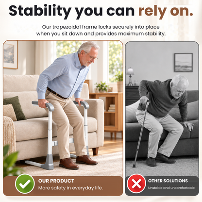SofaRise standing aid with stable non-slip feet