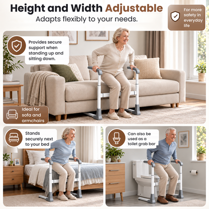 SofaRise standing aid for sofas, armchairs and beds with adjustable support